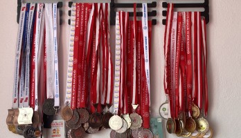 Yüzücüler İçin Lazer Kesim Metal Madalya Askısı