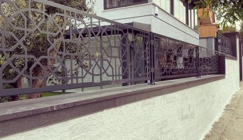 thumb Selçuklu Desen Lazer Kesim Ferforje Bahçe Kapı