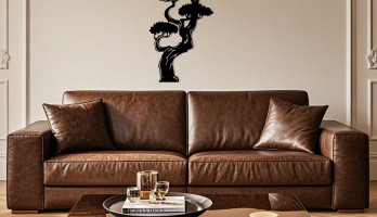 thumb Yüksek Bonzai Ağacı Metal Tablo