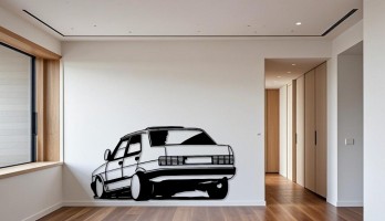 Tofaş Şahin Lazer Kesim Metal Tablo