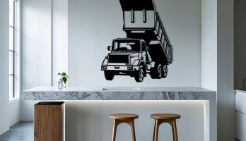 thumb Dorsesi Açık Kamyon Metal Tablo