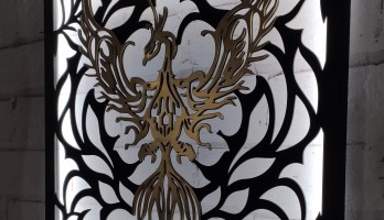 Ledli Anka Kuşu Gece Lambası Duvar Dekoru