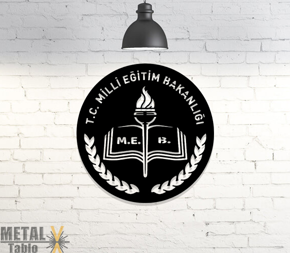Milli Eğitim Bakanlığı Logo Metal Tablo