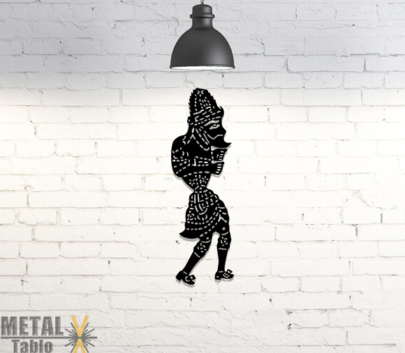 Hacivat Lazer Kesim Metal Tablo