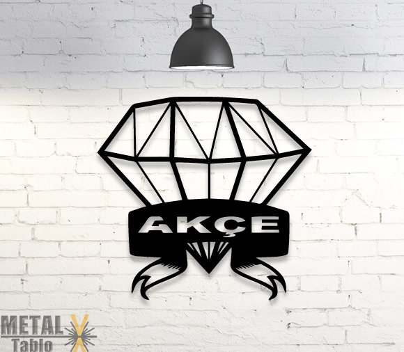 Kuyumculara Özel Elmas Metal Tablo