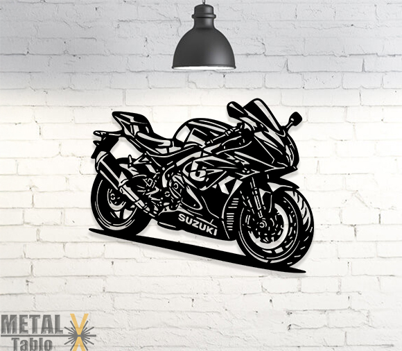 Suzuki GSX-R 1000 Lazer Kesim Metal Tablo