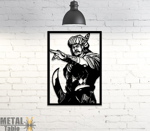 Atilla Lazer Kesim Metal Tablo