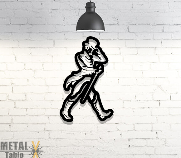 Johnnie Walker Lazer Kesim Ledli Metal Tablo