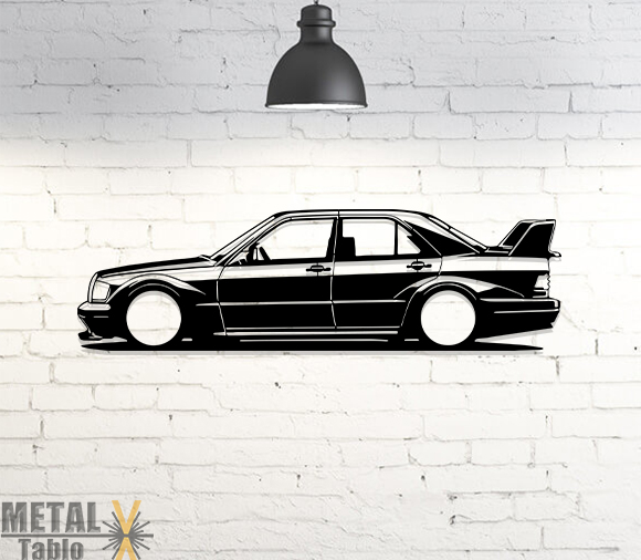 Mercedes Benz E190 Metal Tablo
