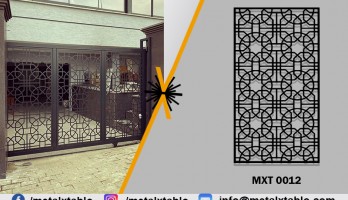 thumb Selçuklu Desen Lazer Kesim Ferforje Bahçe Kapı