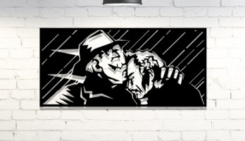 Süleyman Seba ve Babası Metal Tablo