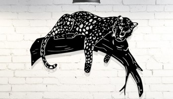 Jaguar Lazer Kesim Metal Tablo