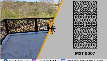 Lazer Kesim Ferforje Balkon Korkuluğu