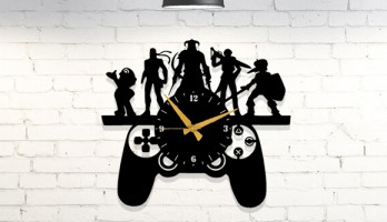 PlayStation Kolu Metal Duvar Saati