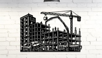 Mühendislik Yapı İnşaat Lazer Kesim Metal Tablo 2