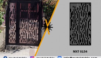 Lazer Kesim Site Bahçesi Yaya Giriş Kapısı