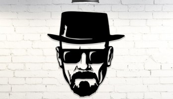 Heisenberg Lazer Kesim Metal Tablo