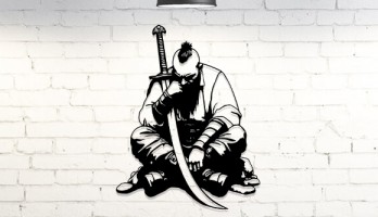 Antik Savaşçı Metal Tablo