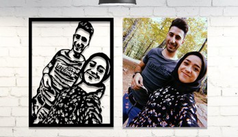 Kişilere veya Şahsa Özel Lazer Kesim Metal Tablo